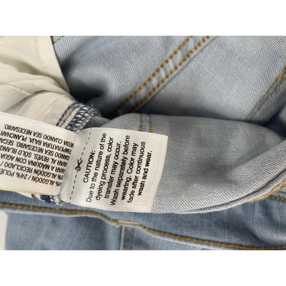 Universal Thread Jeans Womens 14 Short High Rise Skinny Light Wash Stretch NWT